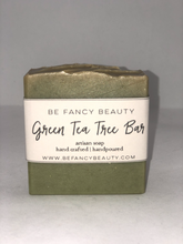 Load image into Gallery viewer, Green Tea & Tea Tree Oil Bar