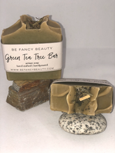 Load image into Gallery viewer, Green Tea & Tea Tree Oil Bar